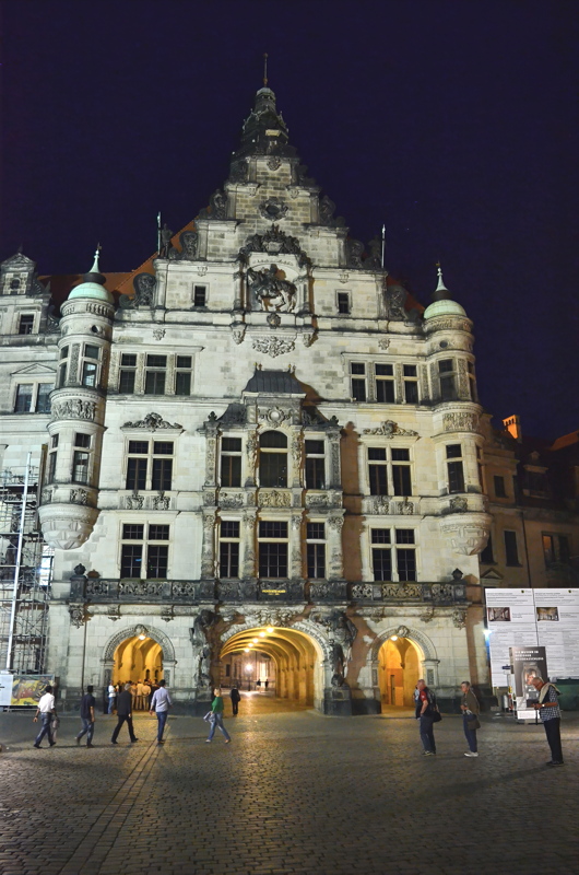 13 - The Georgentor (George Gate), part of the Dresden Castle (Residenzschloss) complex located on Schlossplatz in Dresden, Germany